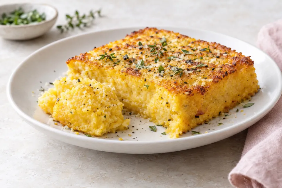 Oven-Roasted Polenta