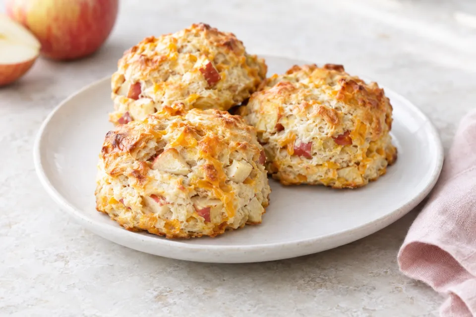 Apple Cheddar Biscuits