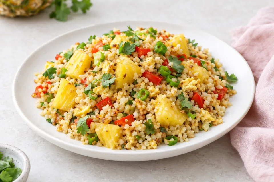 Thai Pineapple Fried Cauliflower Rice