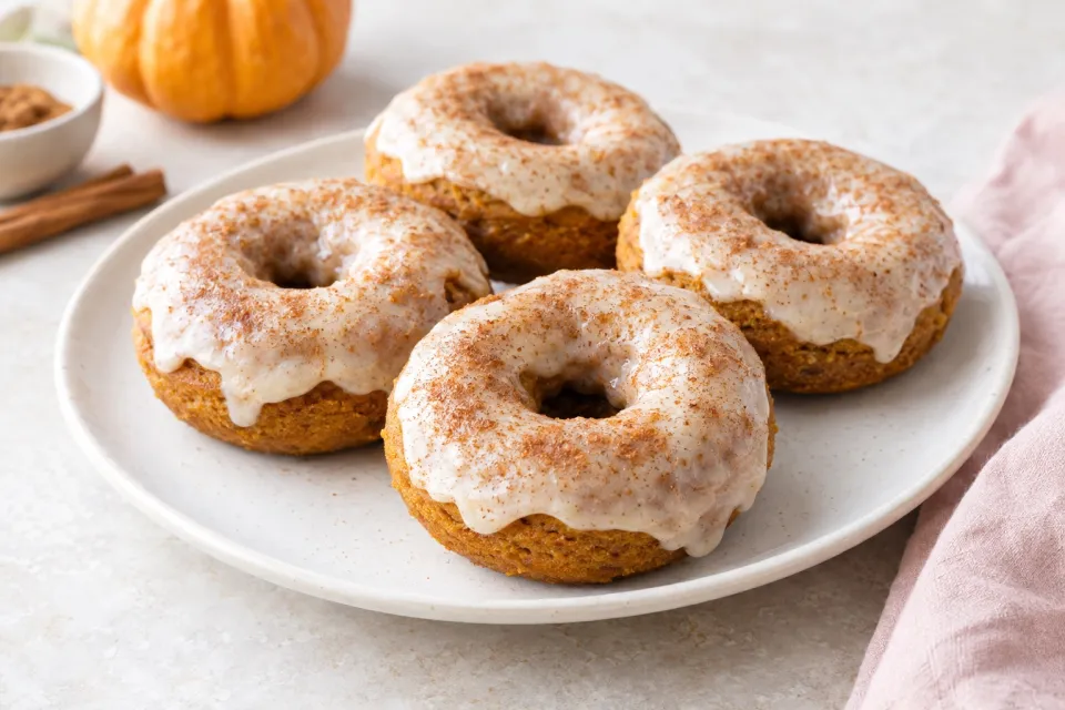 Pumpkin Doughnuts