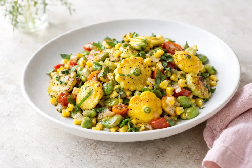 Pattypan Succotash