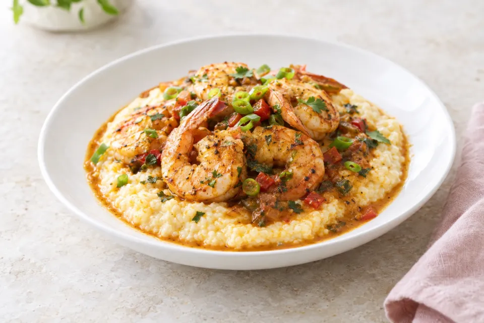 Nuevo Latino Shrimp and Grits