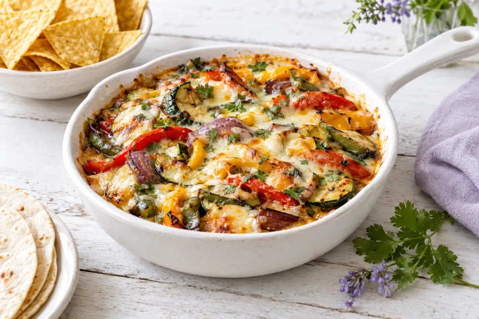 Tequila-Infused Queso Fundido