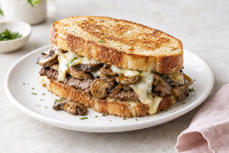 Mushroom Steak Melt