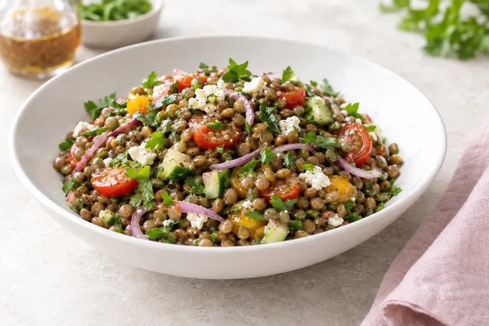 Lentil Salad with Sherry Vinaigrette