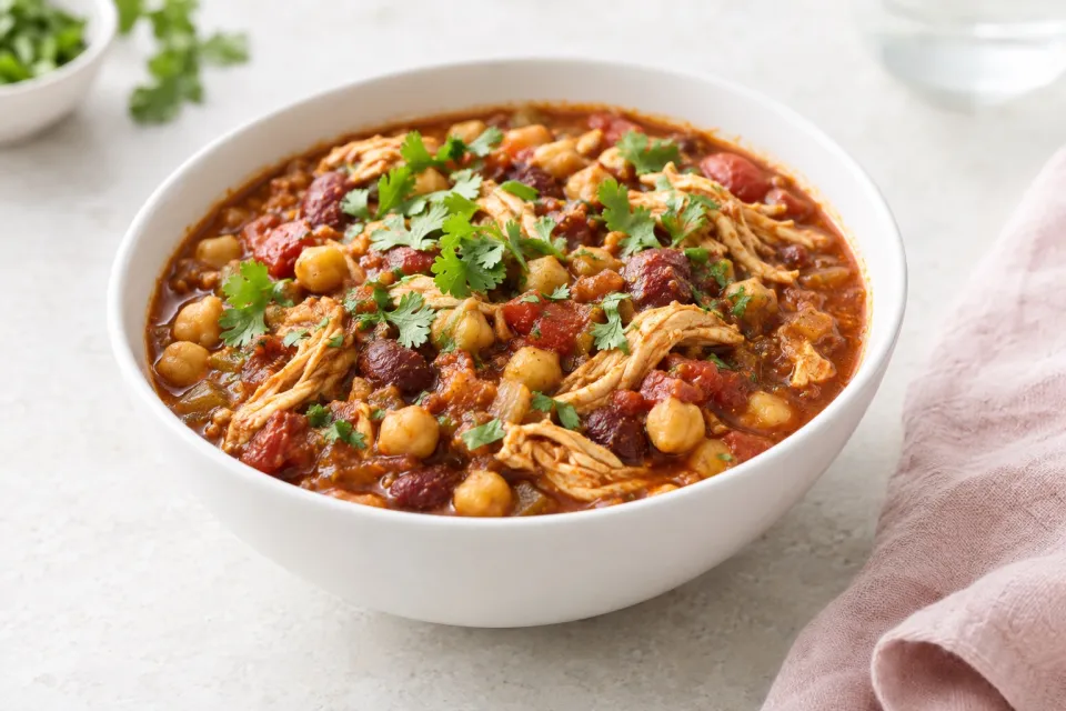 Chicken and Chickpea Chili