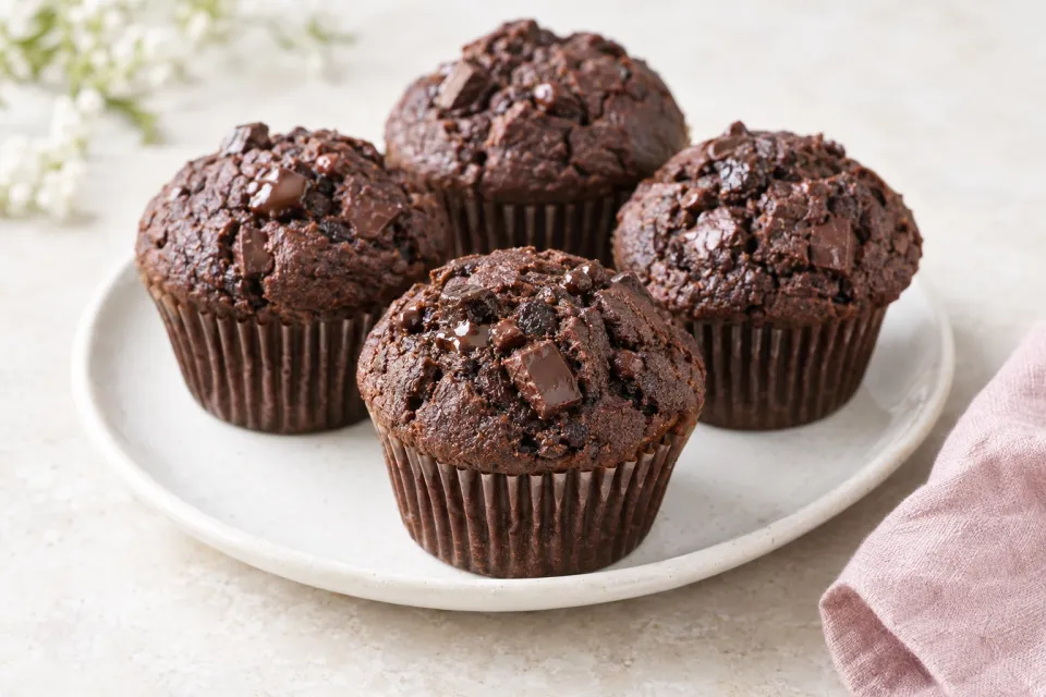 Rich Chocolate Muffins