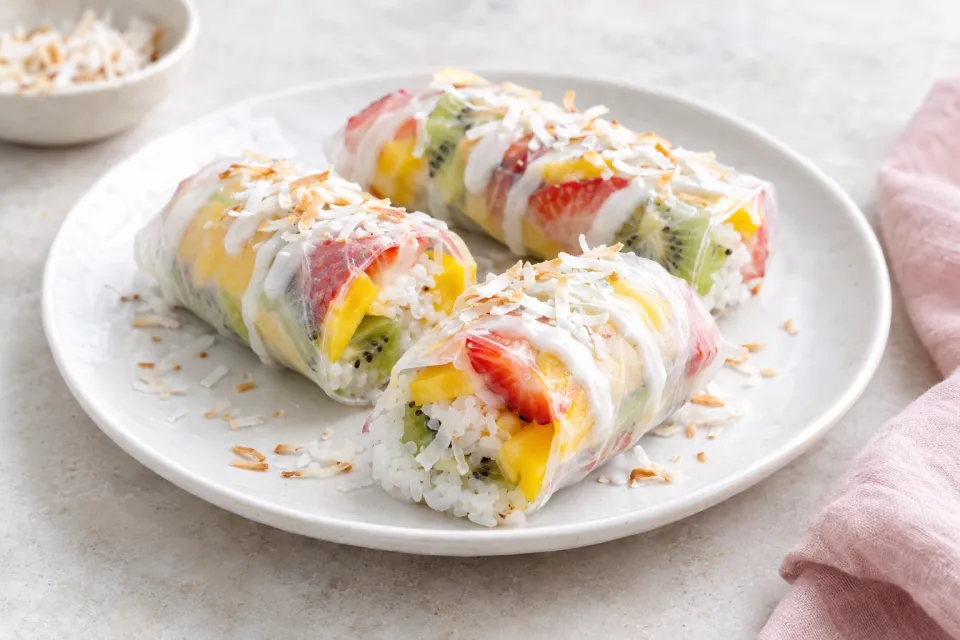 Fruit Rolls in Rice Paper
