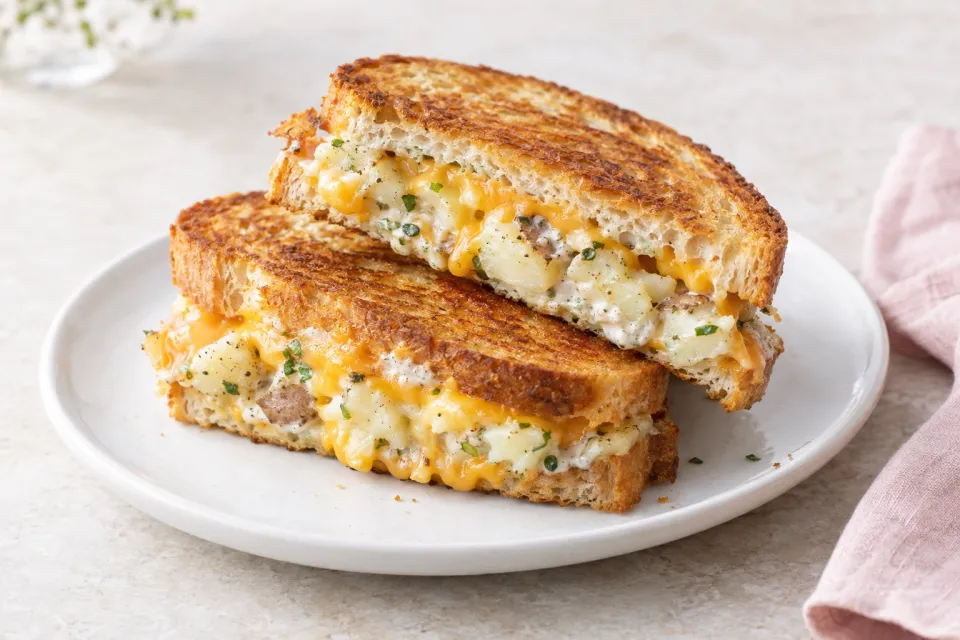 Ranch Potato Grilled Cheese Sandwich