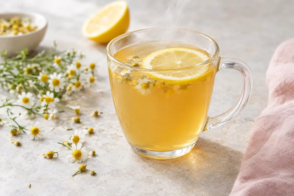 Chamomile Honey Hot Toddy Mocktail