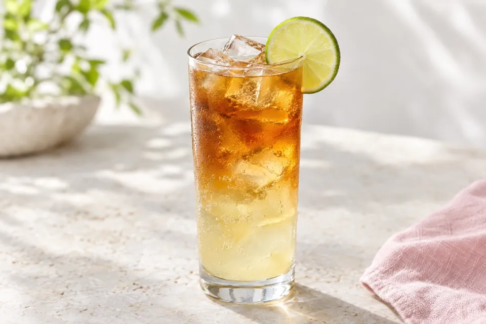 Kombucha Dark and Stormy Mocktail