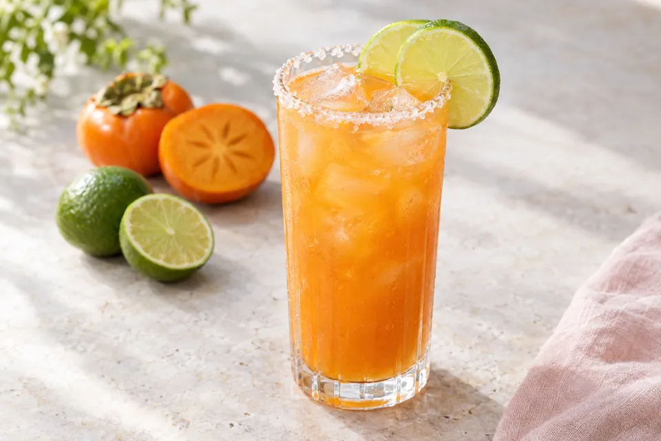 Persimmon Margarita Mocktail