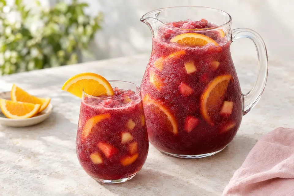 Frozen Sangria Mocktail