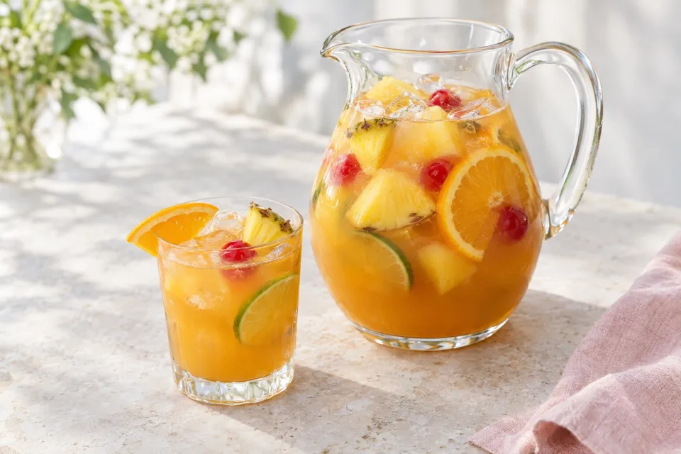 Añejo Rum Punch Mocktail