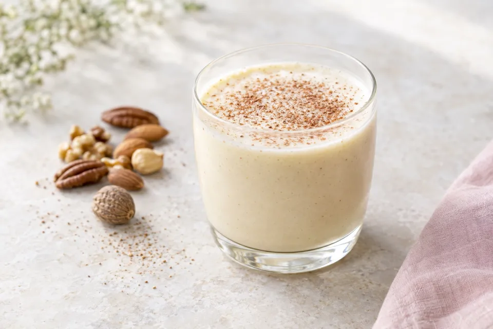 Double Nut Eggnog Mocktail