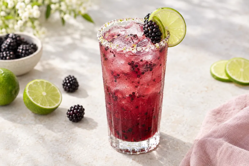 Blackberry Margarita Mocktail