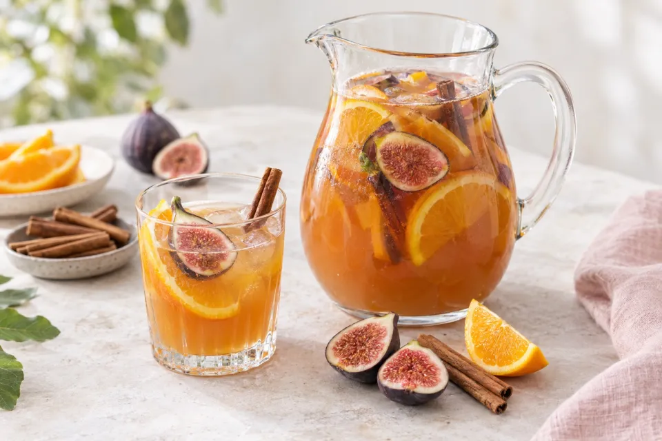 Fig and Cinnamon Punch Mocktail