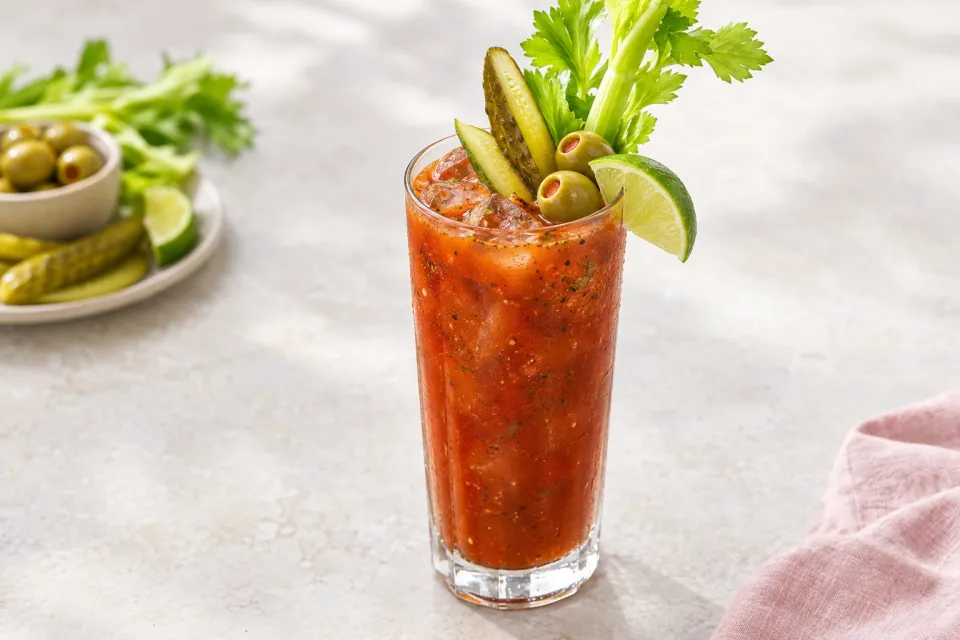Fire Roasted Bloody Mary Mocktail