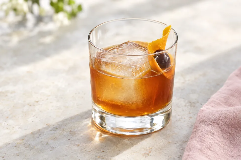 Brown-Butter Old Fashioned Mocktail
