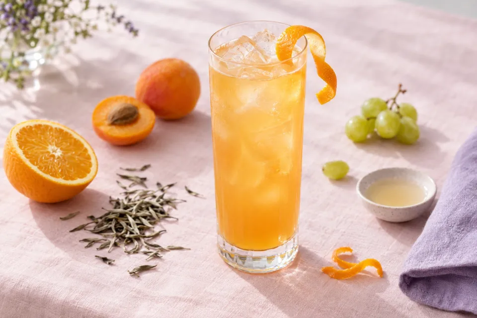 Apricot Orange White Tea Mocktail