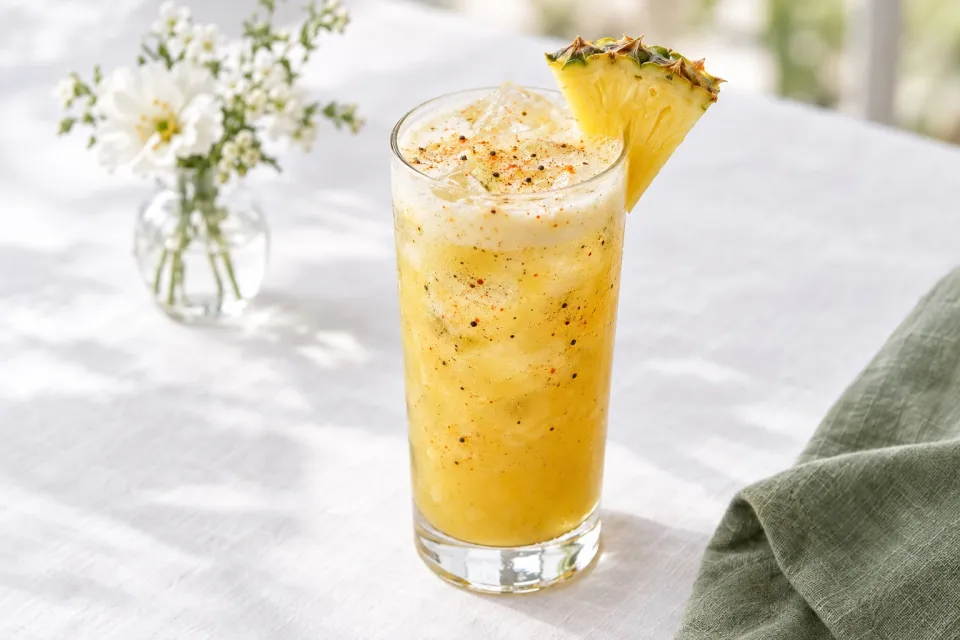 Spiced Pineapple Lime Mocktail