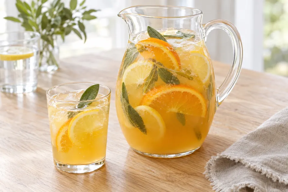 Smoky Sage Punch Mocktail