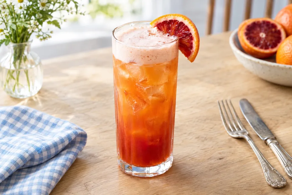 Blood Orange Flip Mocktail