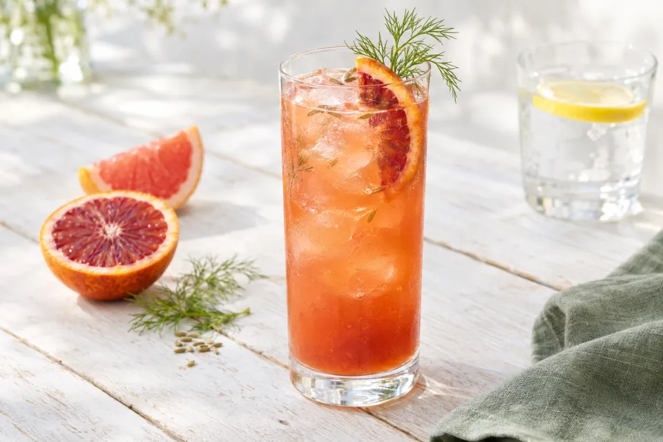 Blood Orange Fennel Mocktail