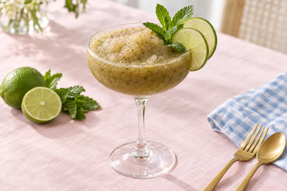 Frozen Herbal Daiquiri Mocktail