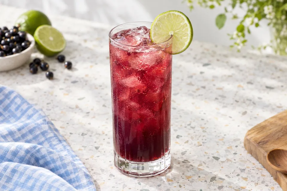 Black Currant Lime Mocktail