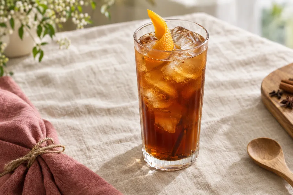 Spiced Honey Black Tea Mocktail