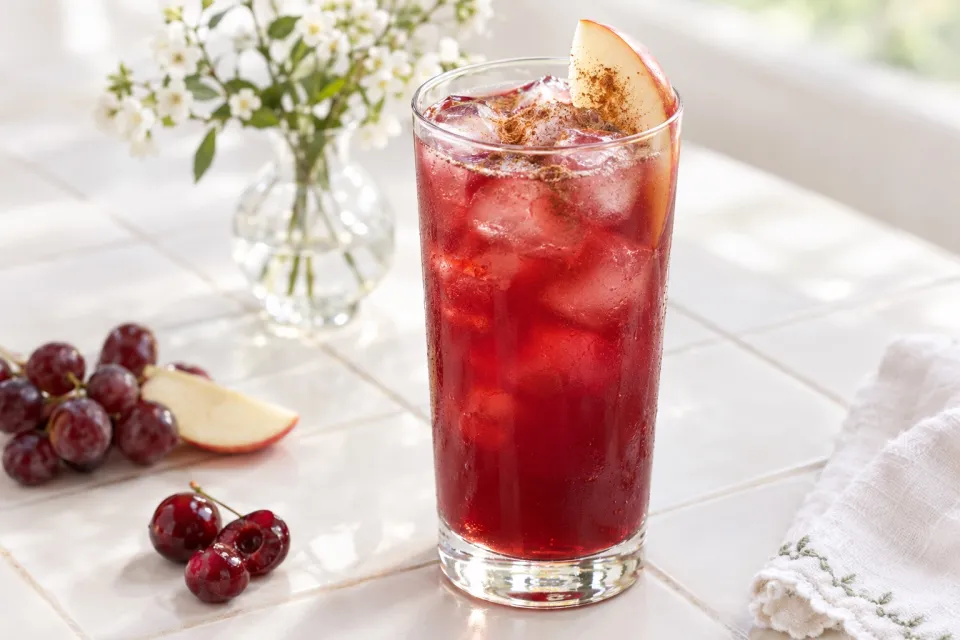 Red Grape Tart Cherry Mocktail