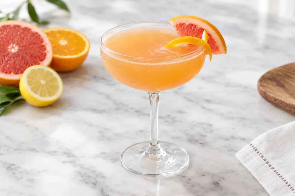 Bittersweet Citrus Coupe Mocktail