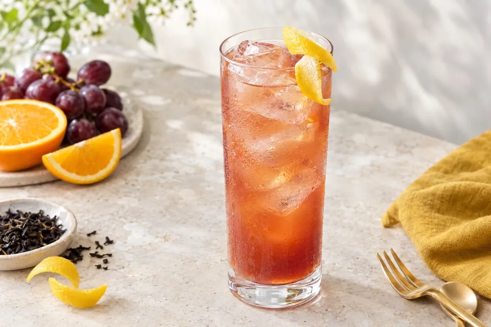 Grape Orange Citrus Sipper Mocktail