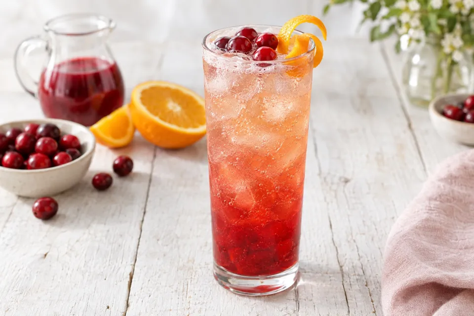 Cranberry Shrub Mocktail