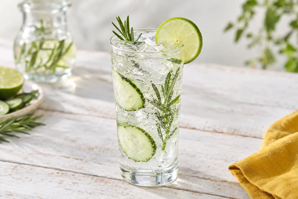 Garden Gin and Tonic Mocktail