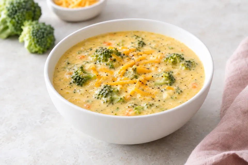 Slow Cooker Broccoli Cheese Soup
