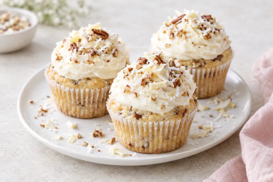 Italian Cream Cupcakes