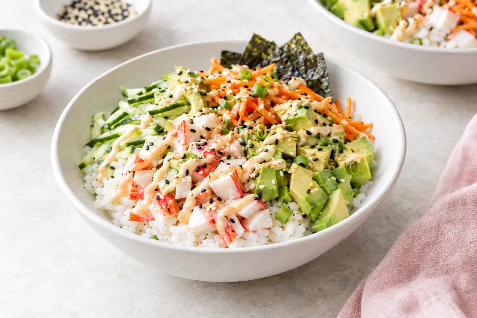 California Roll Sushi Bowls
