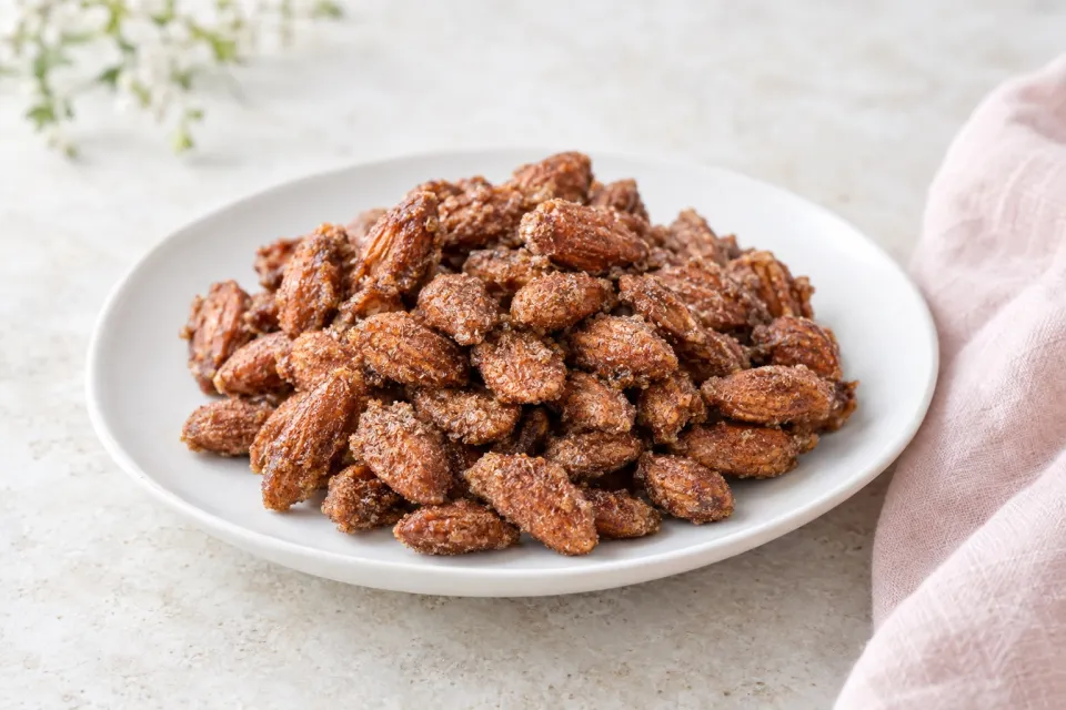 Cinnamon Candied Almonds