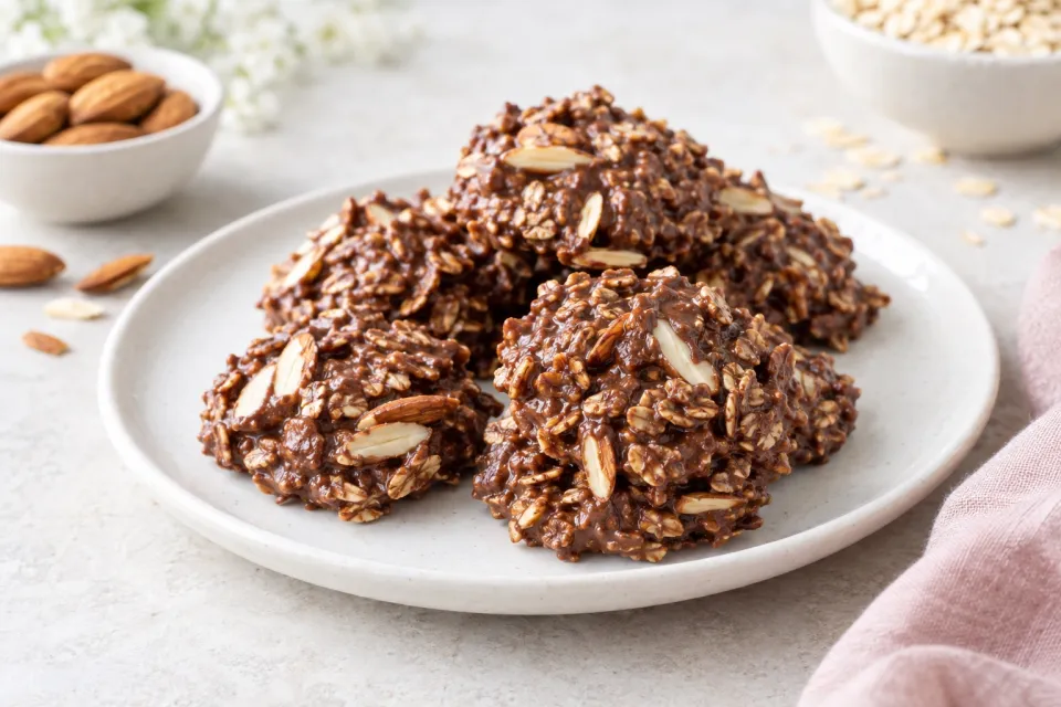 Almond No Bake Cookies