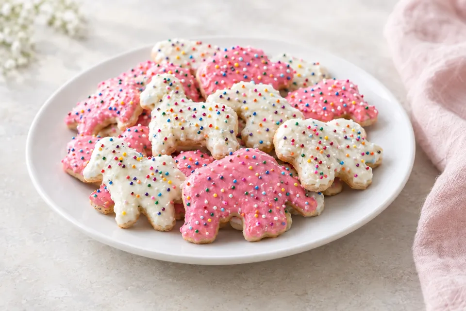 Frosted Circus Animal Cookies