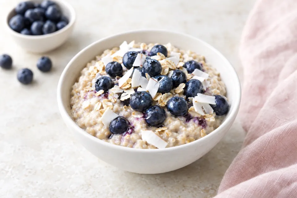 Coconut Blueberry Oatmeal