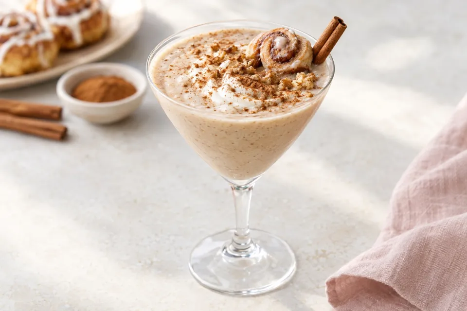 Cinnamon Bun Breakfast Smoothie