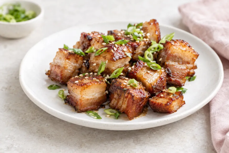 Sous Vide Pork Belly Bites