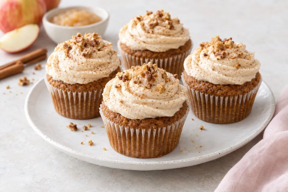 Applesauce Spice Cupcakes