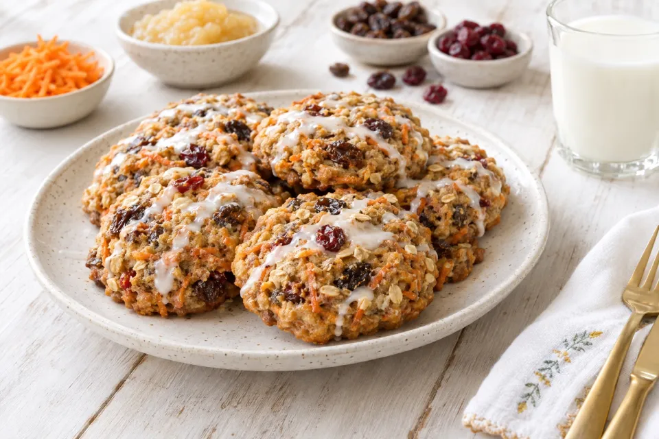 Carrot Oat Cookies