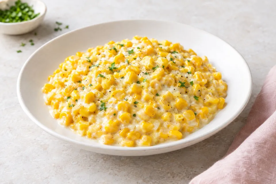 Slow Cooker Creamed Corn