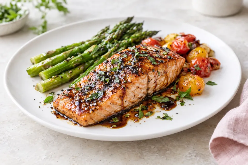 Balsamic Glazed Salmon