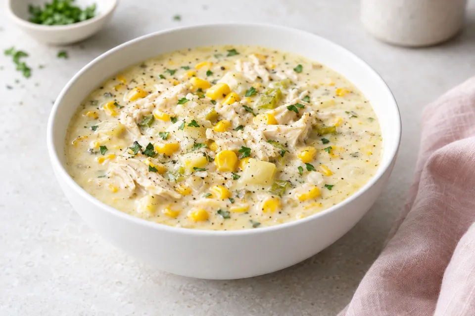Creamy Chicken and Corn Chowder